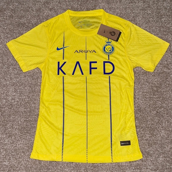 Nike Al Nasir Cristiano Ronaldo 2023/2024 Men’s Player Home Soccer Jersey🆕 - Picture 2 of 7